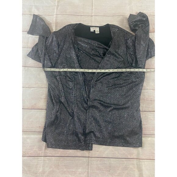 Vintage Betsy Lauren Women's Silver Top/ Blazer Combination - 3XL - Picture 5 of 11